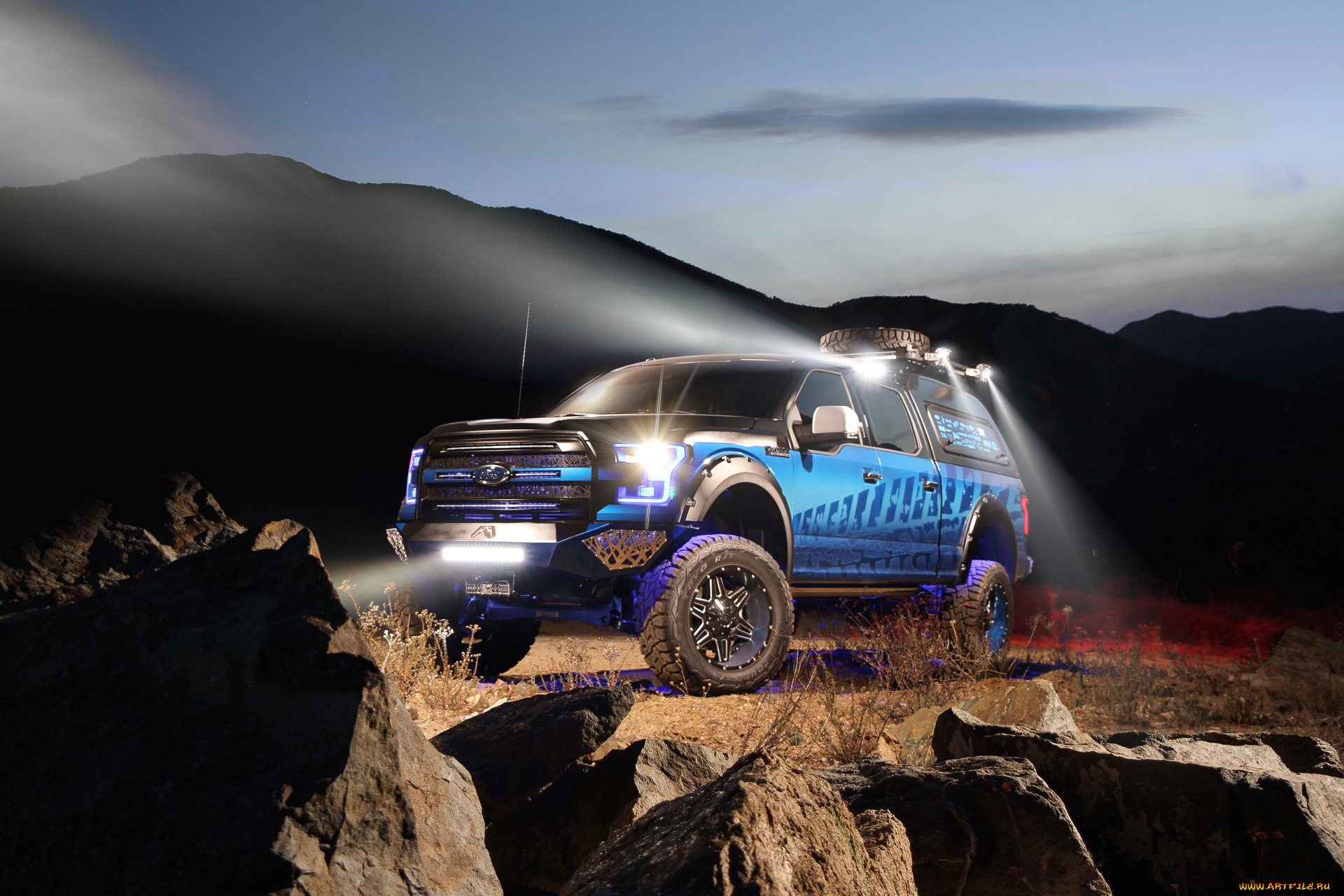 , custom pick-up, ford